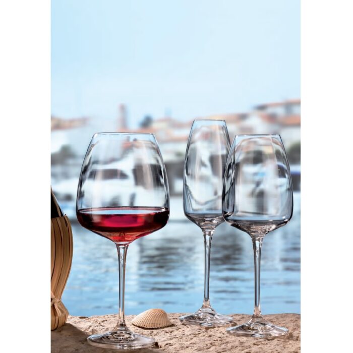 CYNA GLASS COLLECTION ANSER VERRE A VIN ROUGE et BLANC EN CRISTAL