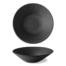 maison-cyna-porcelaine-assiette creuse 27cm -granit gris noir mat -g9q1927
