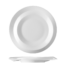 maison-cyna-porcelaine-collection nami -assiette plate 27cm -blanc - rebord asymetrique-nam2127