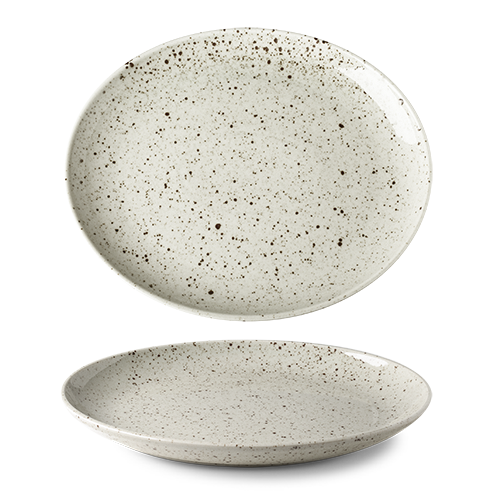 maison-cyna-porcelaine-collection lifestyle -assiette ovale 28cm -natural- sans aile -LSN3028