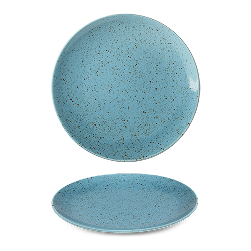 maison-cyna-porcelaine-collection lifestyle -assiette plate 21cm -artic blue- sans aile -LCA2121