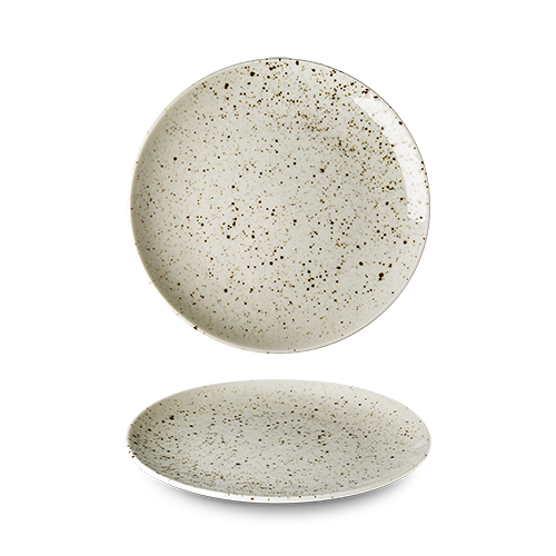 maison-cyna-porcelaine-collection lifestyle -assiette plate 24cm -natural- sans aile -LCN2124