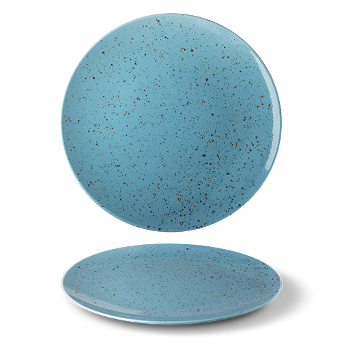 maison-cyna-porcelaine-collection lifestyle -assiette plate 30cm -artic blue - sans aile -LSA2130