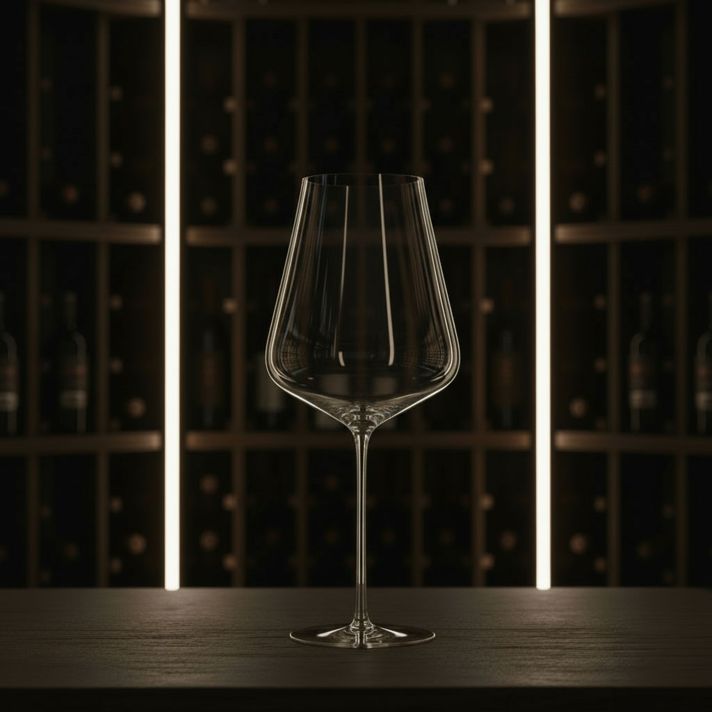 verre à Bordeaux en cristal sans plomb soufflé à la bouche - 3 - collection PALACE - maison CYNA