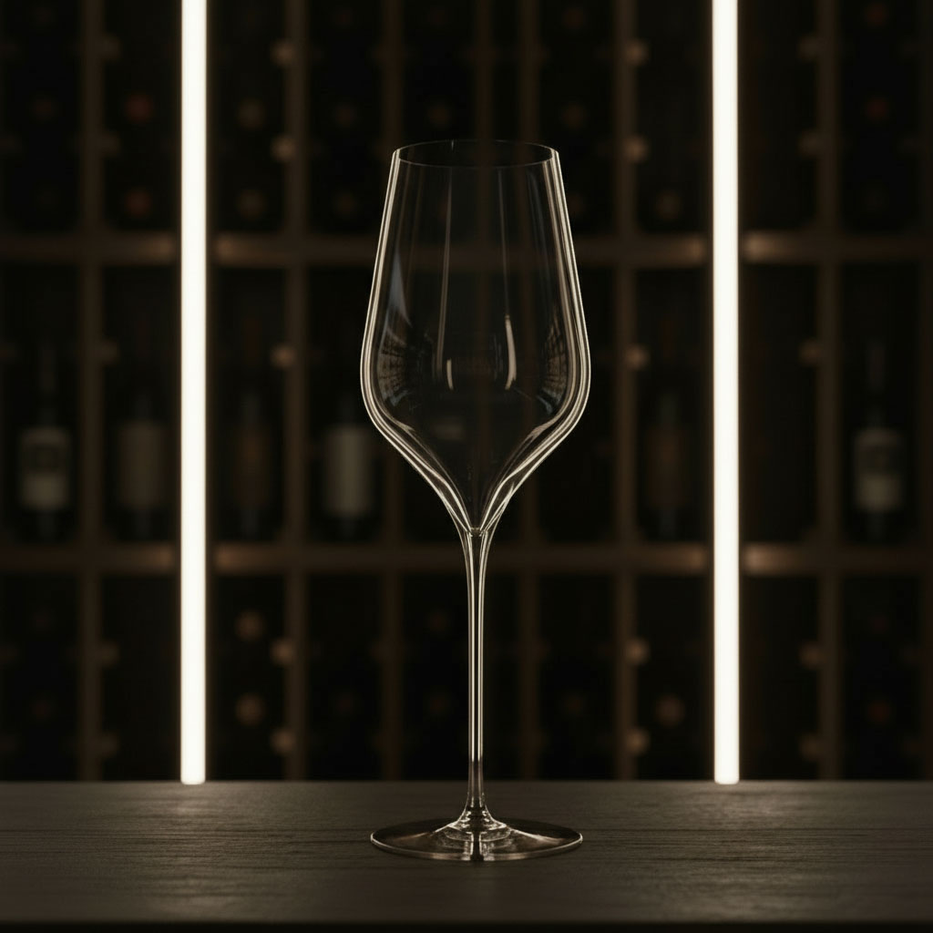 verre à champagne en cristal sans plomb soufflé à la bouche - 4 - collection PALACE - maison CYNA