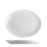 maison cyna - assiette ovale 16x20cm - porcelaine -bas3020
