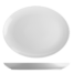 maison cyna - assiette ovale 22x28cm - porcelaine -bas3028