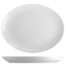 maison cyna - assiette ovale 25x32cm - porcelaine -bas3032