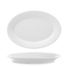 maison cyna - assiette ovale à aile 36,5x26cm - porcelaine de qualité professionnelle - personalisable - pri3036