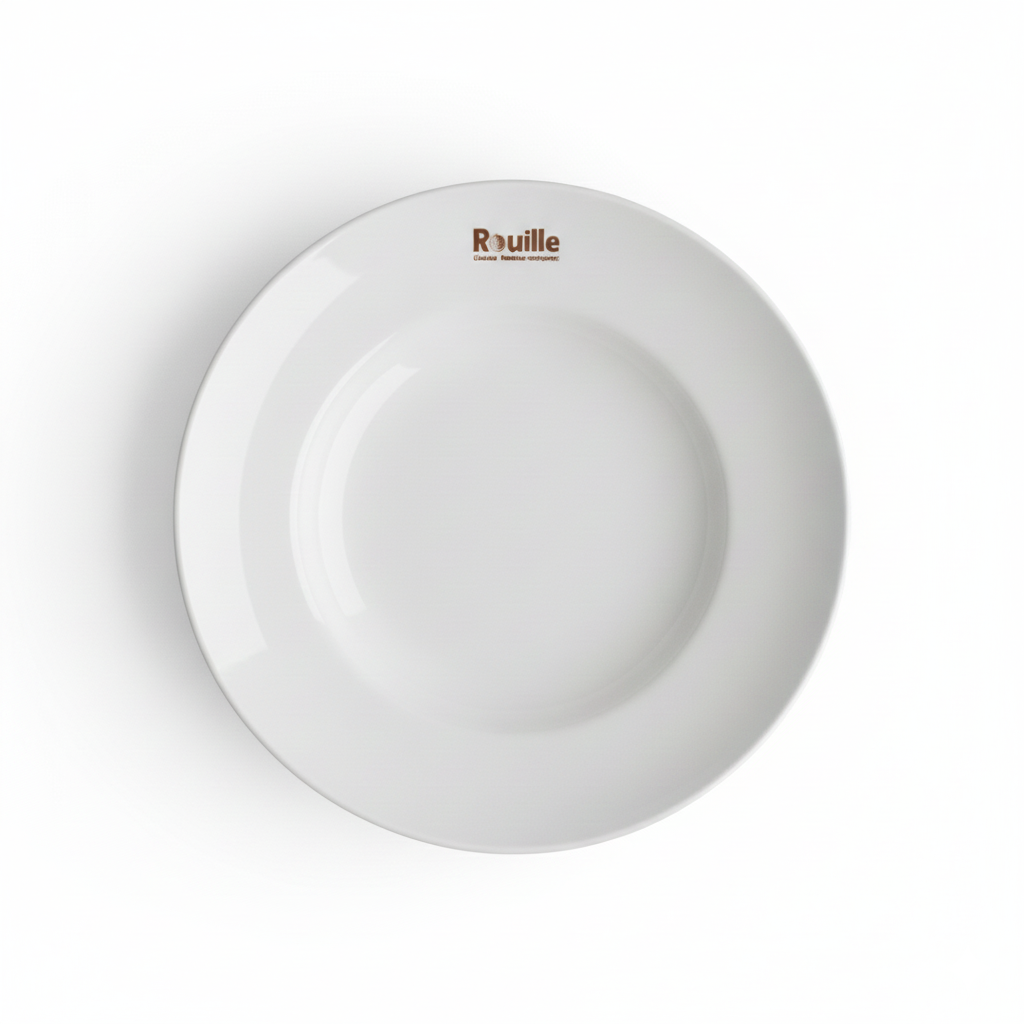 assiette personnalisée - BAS1929_restaurant_rouille