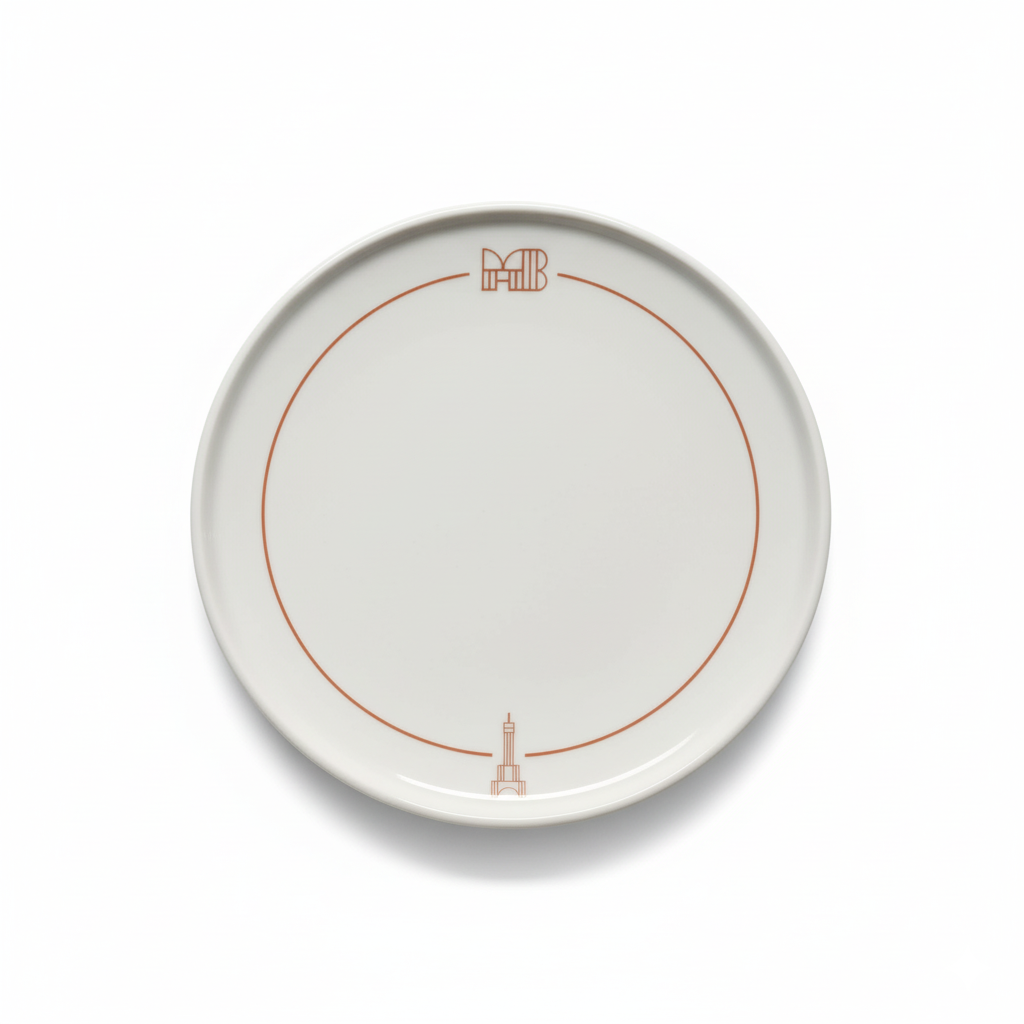 assiette personnalisée OPT2120 - madame brasserie