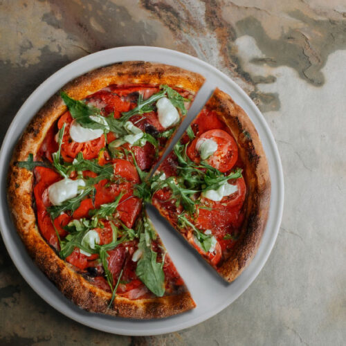 assiette à pizza 32.5cm - porcelaine de prague de qualité professionnelle personnalisable - BAS2132 - 2 -maison cyna