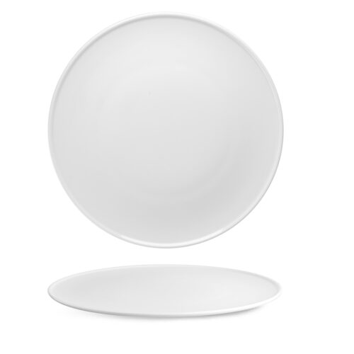 assiette à pizza 32.5cm - porcelaine de prague de qualité professionnelle personnalisable - BAS2132 maison cyna