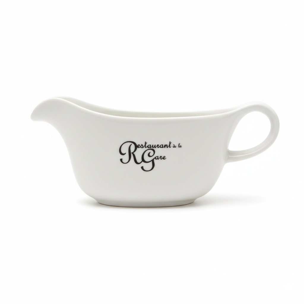 Saucière personnalisée 10cl - restaurant de la gare