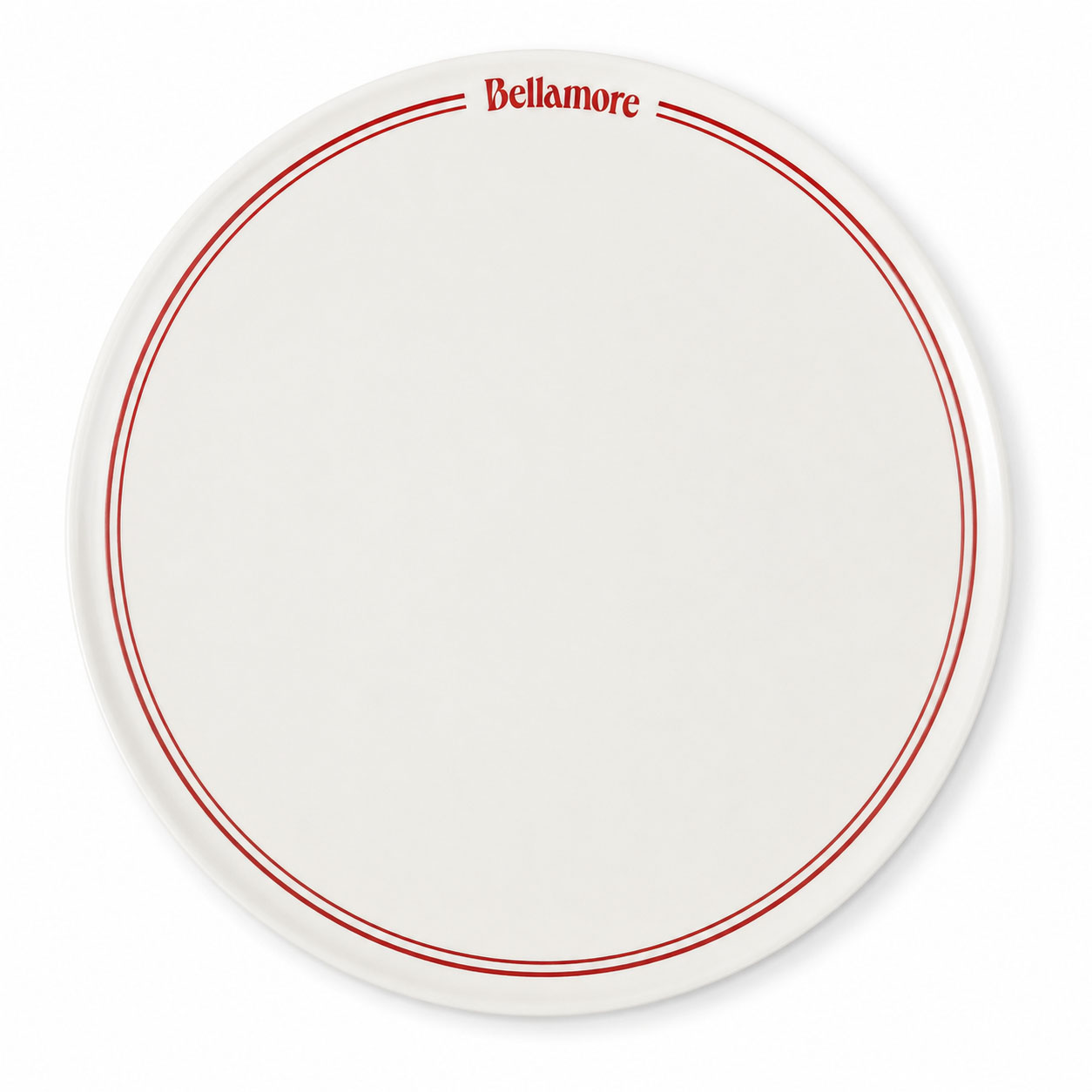 assiette personnalisée - assiette à pizza 32cm - BAS2132 - restaurant Bellamore