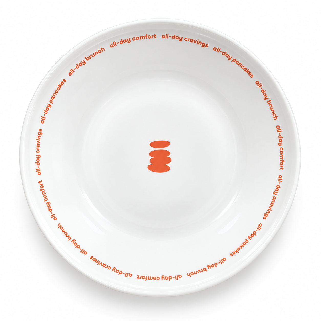 assiette personnalisée - assiette plate à bord fin 24cm - OPT2124 - restaurant Immersion